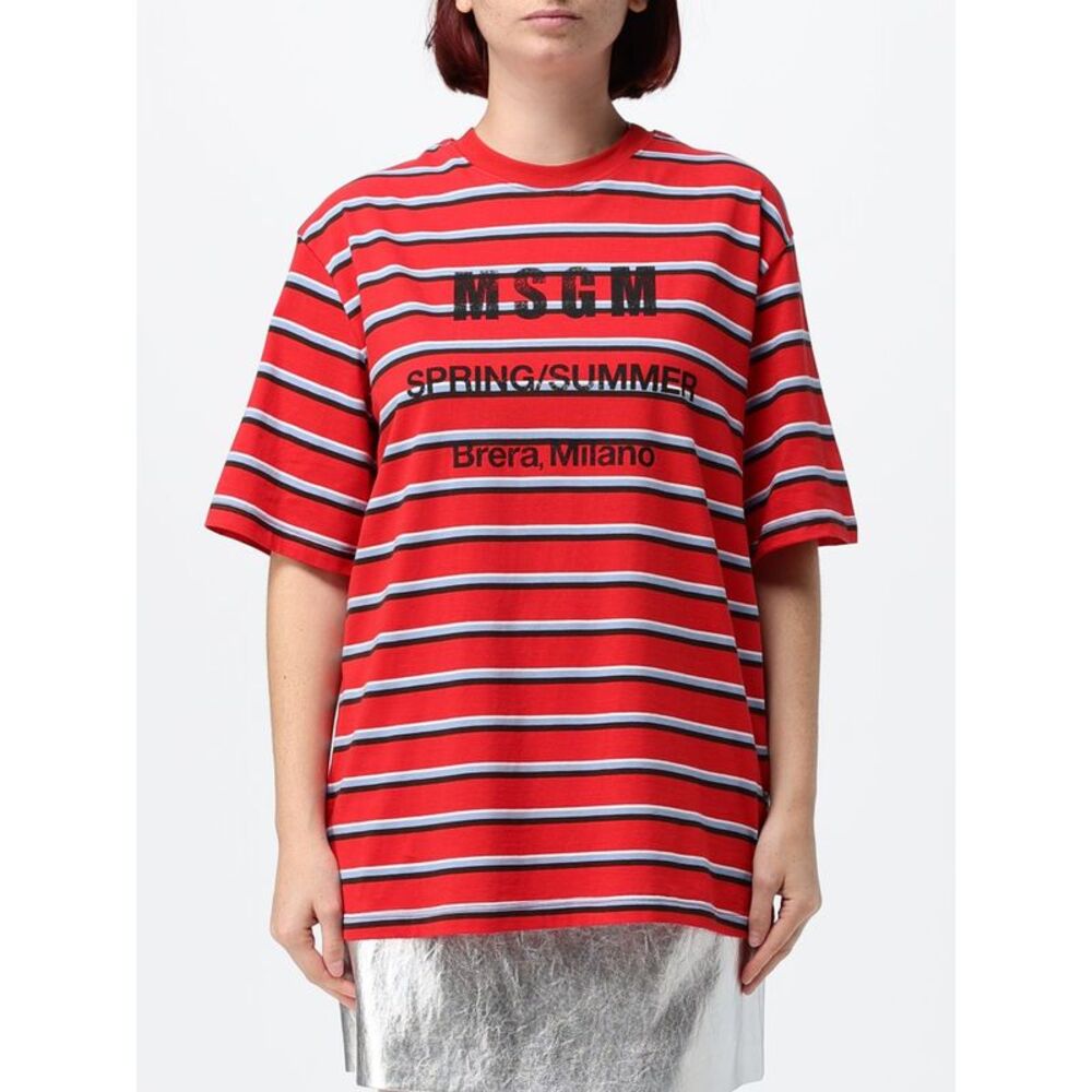 Msgm T-Shirt Woman Red